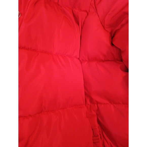 Tommy Hifiger Womens Zip Up With Hood Red Puffer Jacket/Coat Womens XLG Nice - Picture 5 of 16
